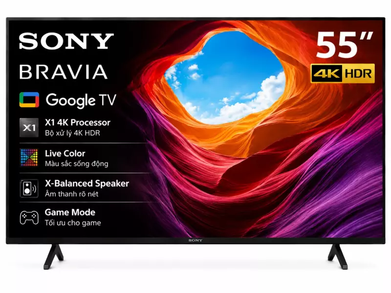 Google Tivi Sony 4K 55 inch K-55S30