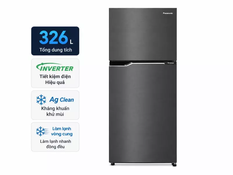 Tủ lạnh Panasonic Inverter 326 lít NR-TL351VGMV