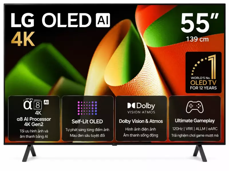 Smart Tivi OLED LG AI 4K 55 inch OLED55B5PSA
