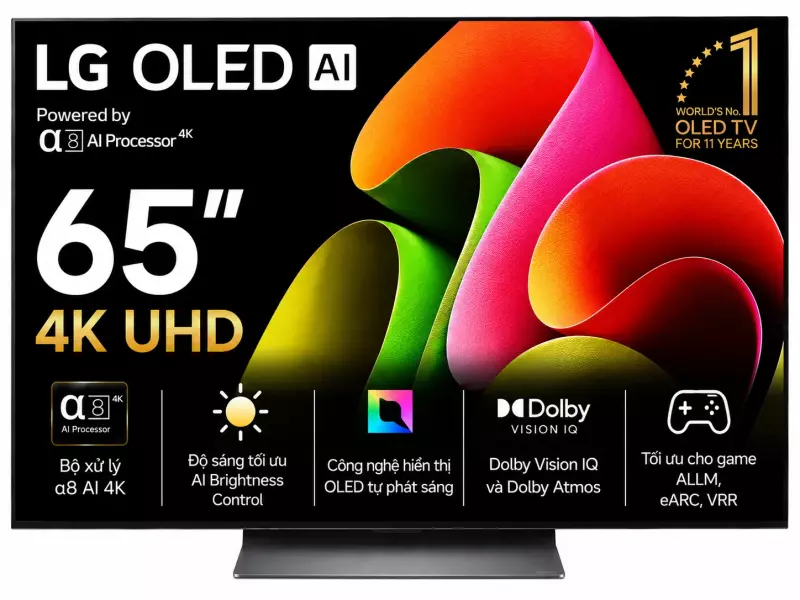 Smart Tivi OLED LG AI 4K 65 inch OLED65B5PSA