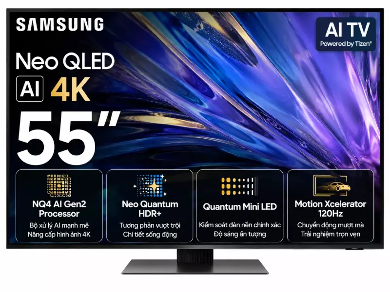 Smart Tivi Neo QLED Samsung AI 4K 55 inch QA55QN80F