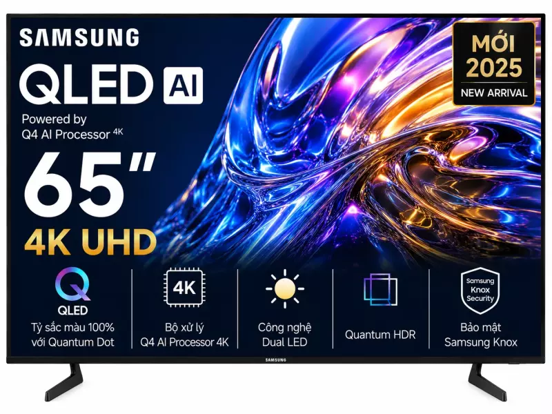 Smart Tivi QLED Samsung AI 4K 65 inch QA65Q8F5