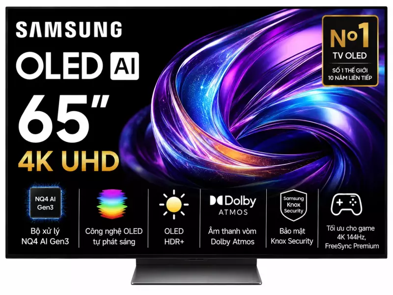 Smart Tivi OLED Samsung AI 4K 65 inch QA65S95F