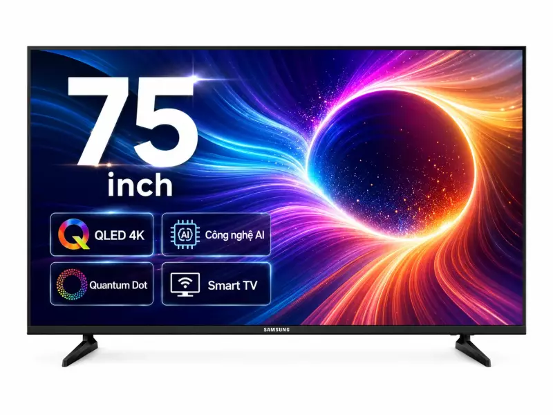 Smart Tivi QLED Samsung AI 4K 75 inch QA75Q7FA