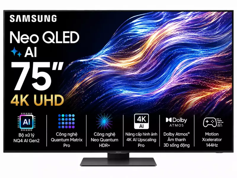Smart Tivi Neo QLED Samsung AI 4K 75 inch QA75QN85F