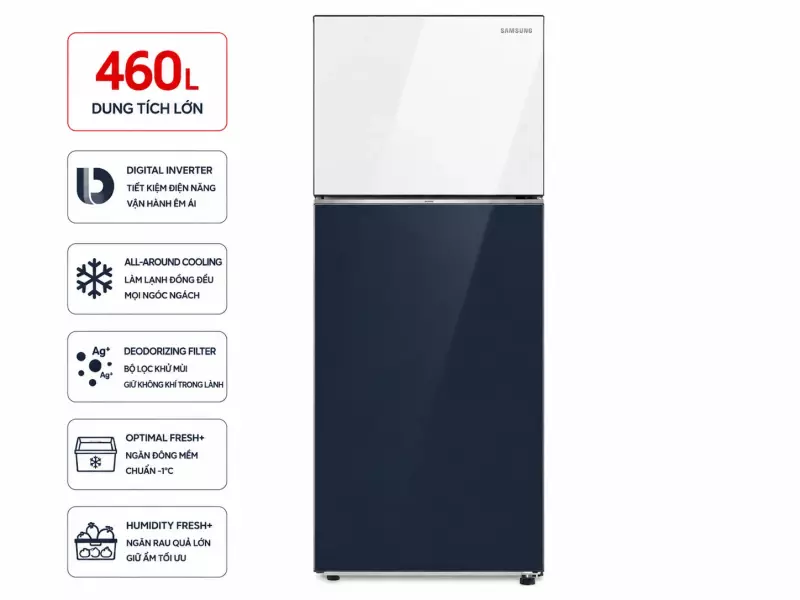 Tủ lạnh Samsung Inverter 460 lít RT47CB66868ASV