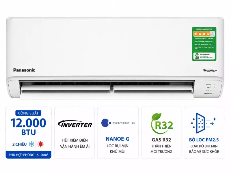 Điều hòa Panasonic 12000 BTU 2 chiều inverter XZ12BKH-8
